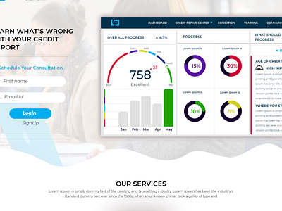 Credit Portal Home Page