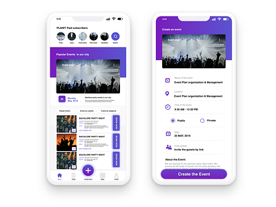 Plan It Event App Design