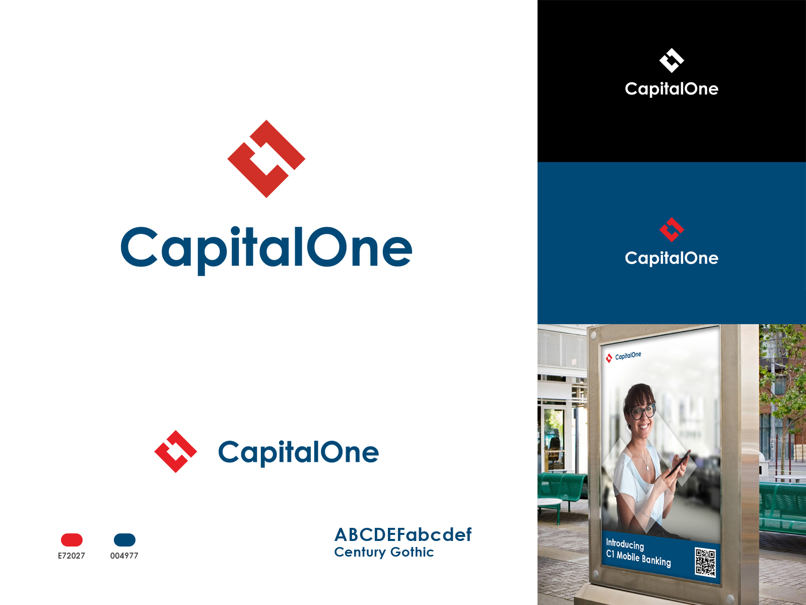 Capital One logo redesign by Samith Jayasundara on Dribbble