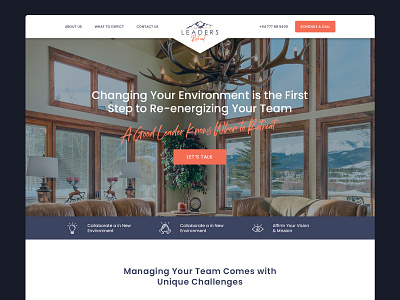 Retreat web design