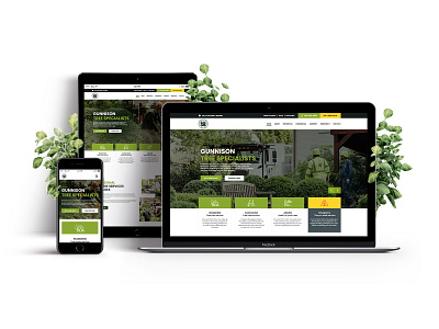 Tree care service web design #2019 garden tree care ui web webdesign