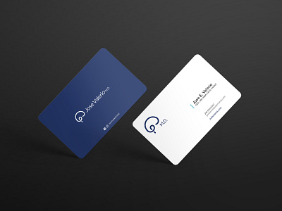 Business card black brand business card design doctor logo medical