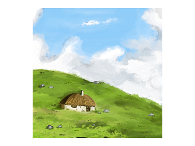 Howl's House art artwork design digital art draw drawing drawing challenge drawingart drawings ghibli illustraor illustration landscape minimal nature art order painting pastel still life tbilisi