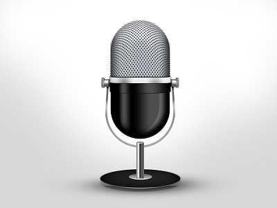 Microphone icon ui ux