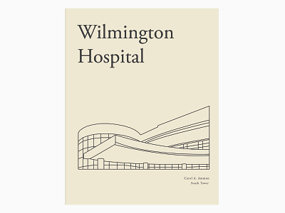 Wilmington Hospital book book cover booklet books branding cover design design design graphic designer illustration logo minimalism minimalist poster print product design spatial spatial design typography