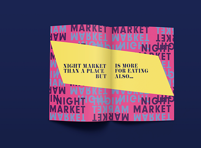 Night Flavor-Taiwanese night market cuisine & culture book design design illustration typography