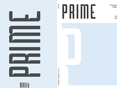 [Prime] Identity Magazine Cover branding color design editorial design graphic deisgn icon logo magazine magazine cover typogaphy