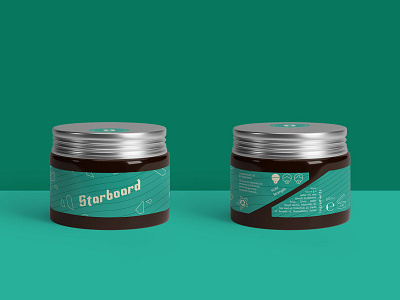 Starboard Teal Jar Packaging