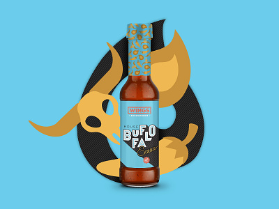 Buffalo Sauce art direction brand branding design flat graphic deisgn icon identity illustration logo packaging photography print product typography vector