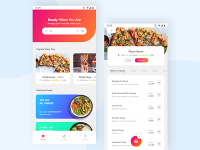 Takeaway App app brand branding desktop flat food home icon identity illustration index ios mobile order takeaway typography ui ux website