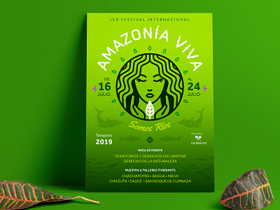 Amazonía Viva ai branding design gradient icon illustration logo typography