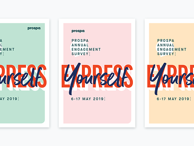 Express Yourself colours culture layering minimal people poster prints promo simple stationery survey type typography