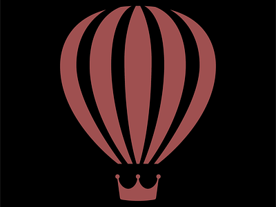 Crown Balloons balloon branding contrast crown design icon illustrator cc logo vector
