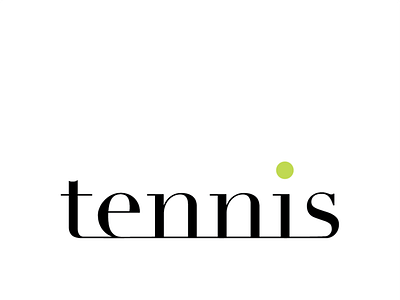 tennis – Fashion Brand Wordmark brand branding classic contrast design didot fashion illustrator cc logo typography vector
