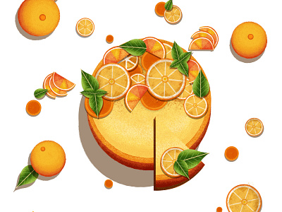 Pie with Party design illustration