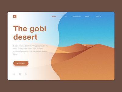 The gobi desert desert 插图 设计