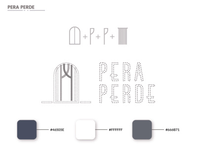 Pera Perde / Pera Curtain curtain curtain logo curtains logo logodesign logotype minimalist p and p pera pp pp logo