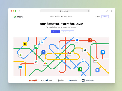 Integry v2 - Website ui ux webapp website