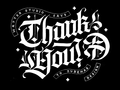 Hello beautiful people! blackletter calligraphy debut fraktur lettering typography