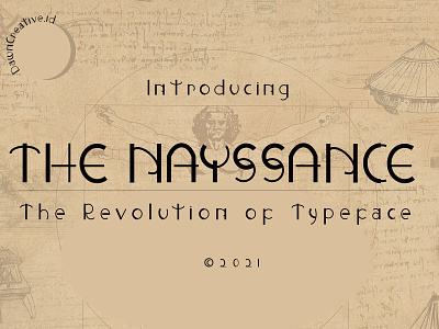 The Nayssance font branding design display font font fontself typography