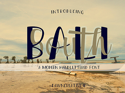 South Bali Font branding design display font font handwritten font illustration madewithfontself script font typography