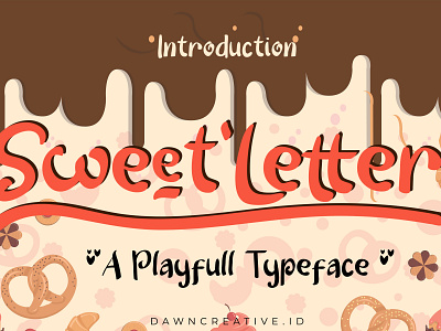 Sweet Letter font cute display font font funny handwritten font typography