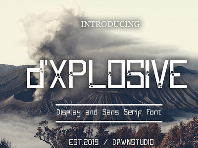 d'Xplosive font