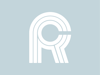 RØDSJØ CONSULT Logo branding logo retro thick lines