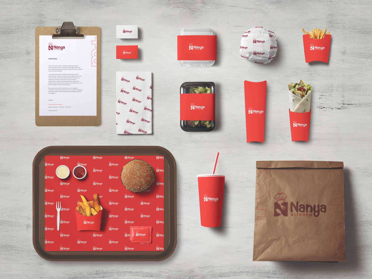 Nanya Kitchen Brand Identity Presntation Mockup by Mairon E Jefferson ...