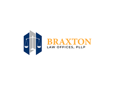 Braxton Law Firm Logo animation app branding design icon illustration logo real estate typography vector