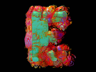 E for Exacerbate 36daysoftype 3d art cinema4d design event graphicdesign typedesign