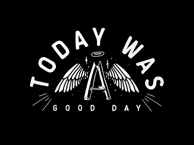 Today was A branding design illustration lettering logo typography vector vintage