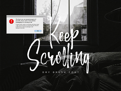 Keep Scrolling : Handwritten Font
