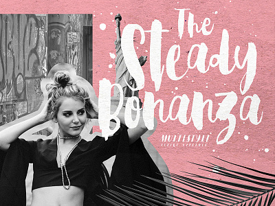 Steady Bonanza | Multistyle Hand Lettering Fonts