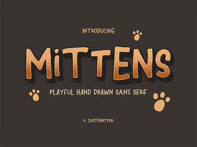 Mittens – Casual Fun Font assets download font fonts handlettering handmade lettering resources typeface typograph typography vintage