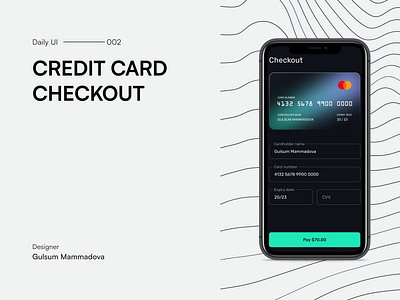 Mobile app: Credit Card Checkout