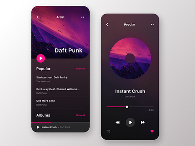 Music App UI