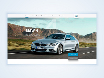 BMW Landing Page bmw design landing ui ui ux design ux