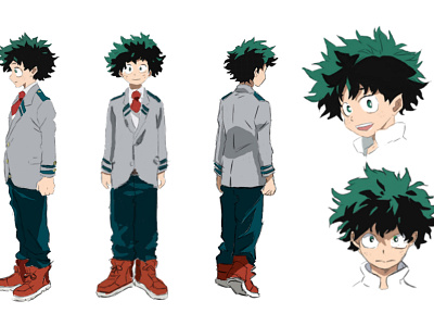 Midoriya Character Sketch