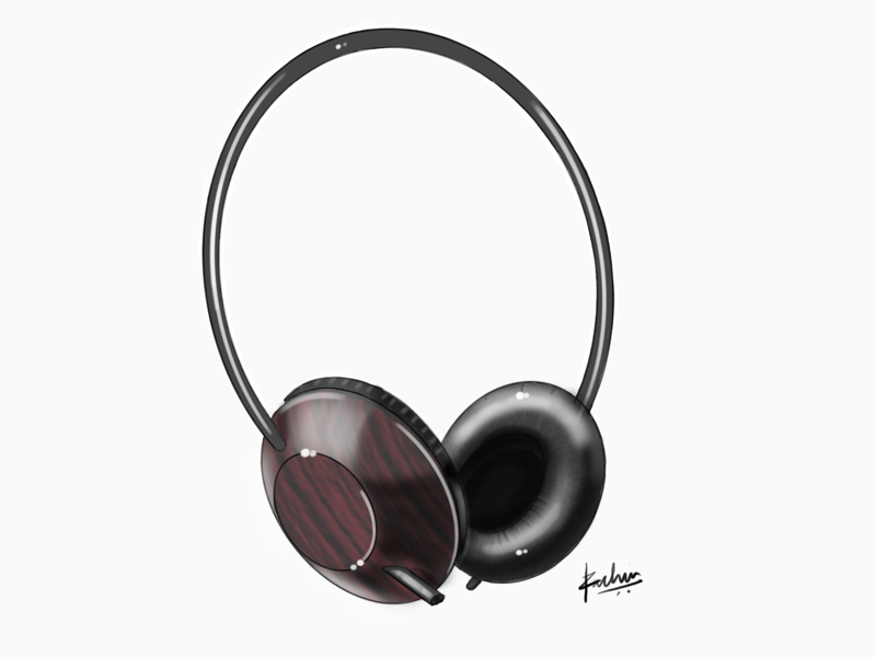 Headphones Digital Rendering by Sachin Sebastian on Dribbble