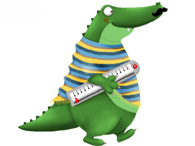 Crocodile character