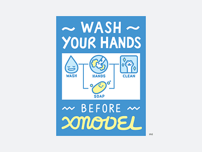 Wash your hands adobe blue branding cat clean design foot green hands handwriting illustration pandemic photoshop sanitize scientificanalog sticker wash water xmodel yellow