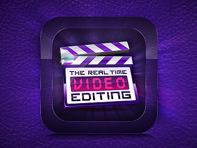 The Real time Video Editing - icon apple cutter editing editing icon iapp icon shakeeb ak video