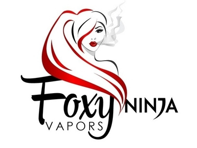 Foxy Ninja Vapors beautiful girl fashion feminine logo food and drink girl illustration illustrator logo portrait illustration