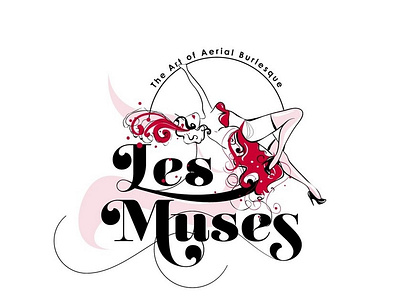 LesMuses design fashion feminine logo illustration illustrator logo