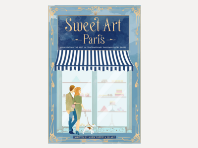 Sweet Art in Paris book cover design design illustration illustrator