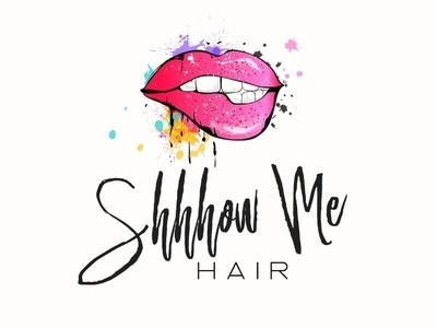 Shhhow Me beautifu logo design cosmetic design feminine logo illustration illustrator logo