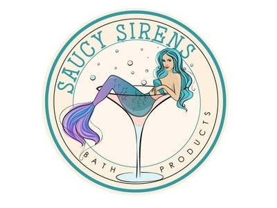 Saucy Sirens beautiful girl design feminine logo food and drink girl illustration illustrator logo