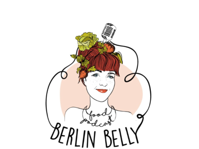 Berlin Belly beautiful girl character design feminine logo girl illustration illustrator logo portrait portrait illustration