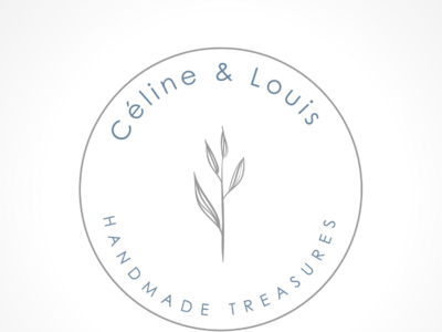 Céline & Louis design feminine logo illustration illustrator logo